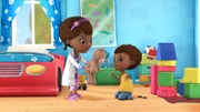 DOC MCSTUFFINS - "Dusty Bear" Đ Doc diagnostiziert Donny's lang-lost Teddy Bear mit einer Fall von den "Dusty-Musties" und verschreibt eine Reise zur Waschmaschine.