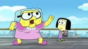 L-R: Gramma Alice Green (voiced by Artemis Pebdani), Tilly Green (voiced by Marieve Herington)