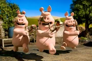 Attacke! Die Schweine sind wieder gar nicht gut auf Shaun zu sprechen.