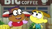 L-R: Remy Remington (voiced by Zeno Robinson), Cricket Green (voiced by Chris Houghton)