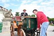 Willi beim Oltdtimer-Treffen in Ludwigsburg.