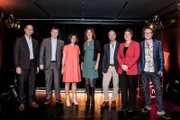 Von links: Prof. Dr. Benjamin List, Prof. Dr. Jörn Wilms, Dr. Jeanne Rubner, Andrea Roth, Dr. (habil.) Henrik Hartmann, Prof. Dr. Anke Jentsch und Coach Jörg Puls.