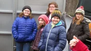 Manuela mit ihren Kindern v.li. Lea, Carola, Max und Lisa