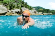 Extremsportler André Wiersig bei seiner Vorbereitung auf den Weltrekordversuch