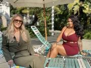 Nadine Mayerhofer mit Samantha Mack