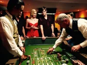 Adrian and Ernie gambling in Vegas.