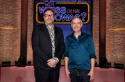 Als Kandidaten zu Gast bei "Wer weiß denn sowas?": Der Comedian Paul Panzer (l.) und der Komiker Johann König (r.).