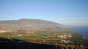 La Palma, Canary Islands, Spain: View from the edge of the Cumbre Neuva collapse scar, that looks over the entire Western side of La Palma. This the area that could potentially collapse into the Atlantic Ocean.