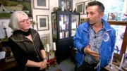 Trödelprofi Mauro Corradino im Gespräch mit Heiderose (70)