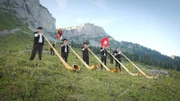 Alphornbläser unter dem Hohgant