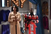 Monique (Tasha Smith, l.); Rel (Lil Rel Howery, r.)