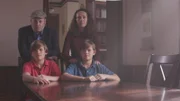 Portrait of young Mark and Matin with Rita and Ray.