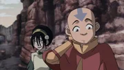 L-R: Toph Beifong, Aang