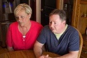 Homeowners Tracy Gant and Tom Gant listen during the final evidence review