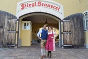 Moderatoren Richard Deutinger und Conny Bürgler, Stieglbrauerei zu Salzburg