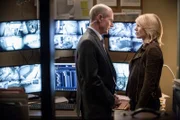 COLONY -- "Panopticon" Episode 204 -- Pictured: (l-r) Toby Huss as Bob Burke, Kathleen Rose Perkins as Jennifer McMahon