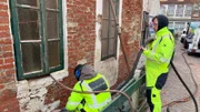 Die Fassade des kleinen Inselhauses auf Norderney musste aufwändig saniert werden.