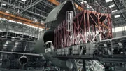 Front Cargo of Beluga XL in the Stelia Factory. (photo credit: National Geographic / Nicolas de Saint Quentin & Josselin Mahot)
