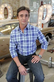Richard Hammond on set, portrait.
