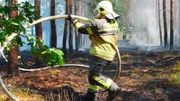 Heißer Sommer - für Brandenburgs Wälder höchste Gefahr. Nirgends in Deutschland brennt es so häufig wie in den Kiefernforsten zwischen Prignitz und Elbe-Elster-Land. Über 500 Waldbrände zählten die Behörden hier allein 2022. An besonderen Hotspots, wie in der Region Schenkenländchen, rücken die Freiwilligen Feuerwehren mehrmals pro Woche zum Löschangriff in die umliegenden Wälder aus. - Waldbrand gelöscht, von der Freiwilligen Feuerwehr Halbe.