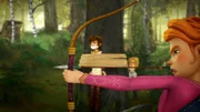 Wenn es eng wird, können die Freunde der Tafelrunde auf Prinzessin Guinevere bauen.