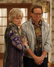 L-R: Karen English (Stephnie Weir) and Dr. Katman (Steve Guttenberg)