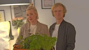 Ariane Alter  (li.) mit Pierre M. Krause (re.)