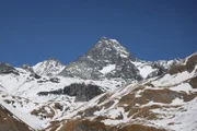 Großglockner Landschaftsbild während ServusTVs ''Bergwelten'' am Grossglockner, Österreich.