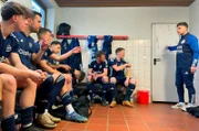 Die Kabine des SV Blau-Weiß Ramsloh.