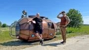 Holger Bengs und Ingbert Völker haben ein U-Boot mit Pedalantrieb gebaut.