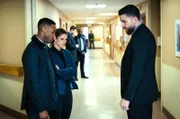 Maggie Bell (Missy Peregrym, l.); Omar Adom OA Zidan (Zeeko Zaki, r.)