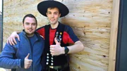 Tischlermeister Marc (li.) und Zimmerermeister Aaron.