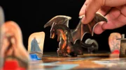 Spielfiguren des Spiels "Die Legenden von Andor".
