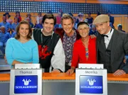Eva-Maria Meyer, Thomas Marc Göbel, Moderator Malte Arkona, Monika Dubovy und Mirko Thoma.