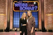 Treten bei "Wer weiß denn sowas'?" als Kandidatinnen an: Die Fernsehmoderatorin Lola Weippert (l.) und die Fernsehmoderatorin Laura Papendick (r.).
