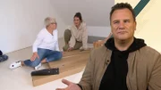 Guido Maria Kretschmer und Kandidatin Linda (l.) mit ihrer Helferin Viktoria.