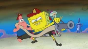 v.li.: Patrick, SpongeBob, Squidward