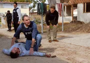 (v.l.n.r.) Roy Woodridge (Holt McCallany); Aaron Hotchner (Thomas Gibson); Jason Gideon (Mandy Patinkin)