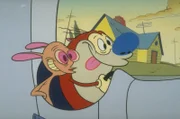 L-R: Ren Höek, Stimpson J. Cat
