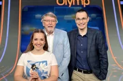 Quizduell-Olymp: Marie-Louise Fick (l.), Prof. Eckhard Freise (M.) und Thorsten Zirkel (r.)