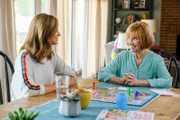 L-R:  Andrea (Andrea Savage), Sharon (Kathy Baker)