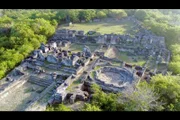Blick auf Kilwa Kisiwani, die beeindruckende Suaheli-Stadt in Tansania