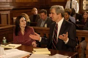 D.A. Alexandra Borgia (Annie Parisse), D.A. Jack McCoy (Sam Waterston)