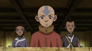 L-R: Katara, Aang, Sokka