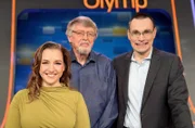 Quizduell-Olymp: Marie-Louise Fick (l.), Prof. Eckhard Freise (M.) und Thorsten Zirkel (r.)
