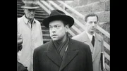 Orson Welles bei Ankunft im Wien zum Dreh von "Der Dritte Mann".