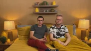 Armando and Kenny are all business as they watch the new episode of 90 Day Fiancé.