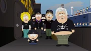 Vorne, l-r: Stan, Paul Watson