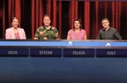 Die Kandidaten (v.l.n.r. am Panel): Julia Huning, Stefan Grönda, Felicia Palumbo und Ralf Appenzeller.