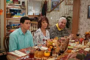 v.li.: Geoff Schwartz (Sam Lerner), Linda Schwartz (Mindy Sterling), Lou Schwartz (Ken Lerner).